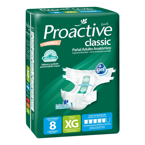 Pañales para adultos Proactive Classic Talla XG