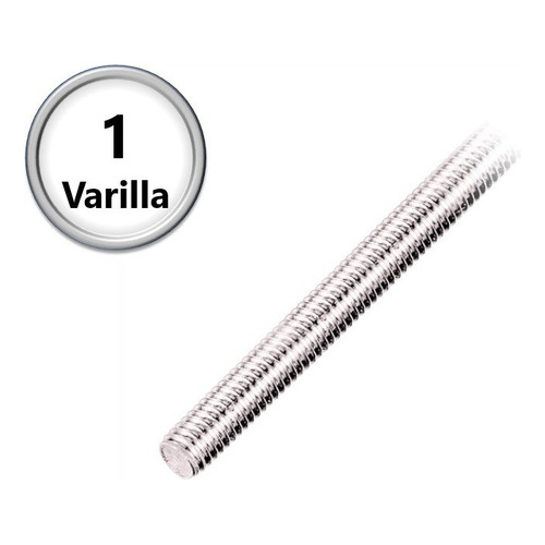 Varilla Roscada Acero Inoxidable #10-24 X 1mt P