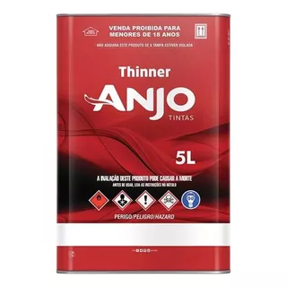 Thinner Para Poliéster E Pu 5000 5 Litros - Anjo - 37623
