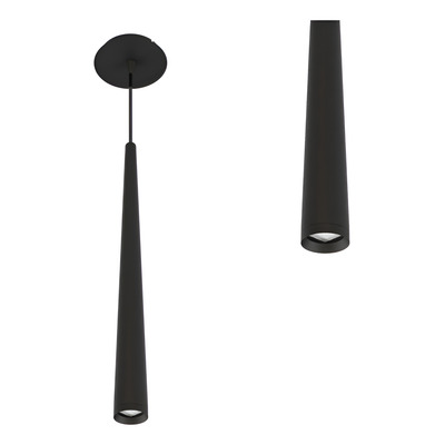 Colgante 1 Luz Konos Negro Led Alta Potencia 20401ng Rd