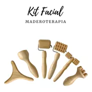 Kit Maderoterapia Facial 6 Elementos 