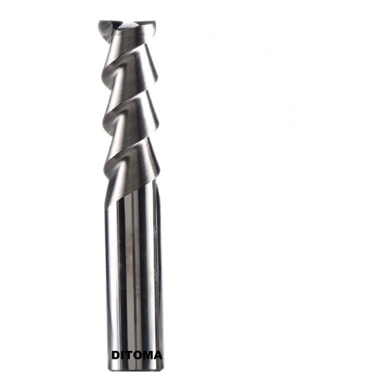 Fresas Metal Duro Integral Plana Aluminio 6mm Endmill