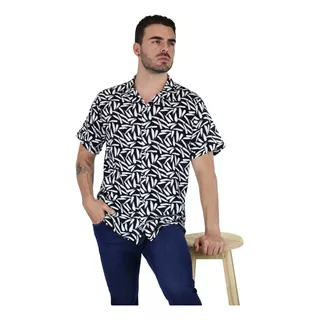 Camisa Para Hombre Manga Corta Estampado | Rams Cottons