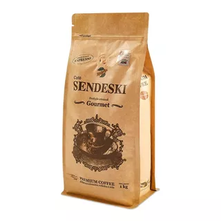 Café Sendeski Gourmet Em Grãos Premium Colhido A Mão 1kg