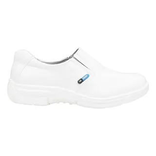 Zapatos Blancos De Enfermera Piel M.9530-a