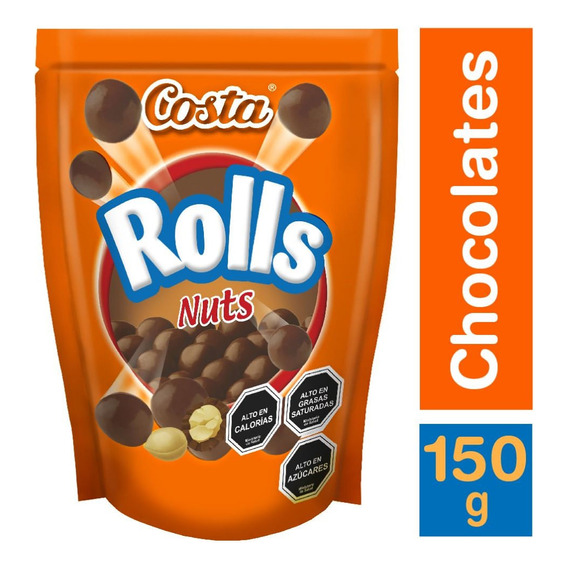 Costa Chocolate Rolls Nuts 150 Gr