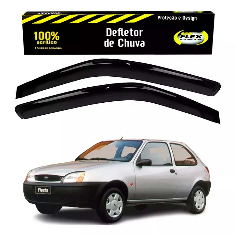 Calha Defletor Chuva Fiesta 1.0 1.6 2 Portas 2000 A 2004