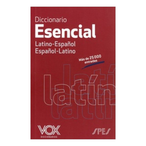 Diccionario Vox Esencial Latino Español - Español Latino - V