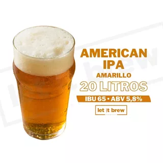 Kit Receita Cerveja American Ipa 20l + 2 Brindes