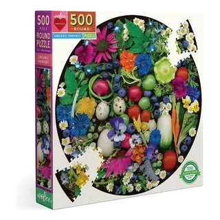 Puzzle Rompecabezas 500 Piezas Eeboo Redondo Cosecha