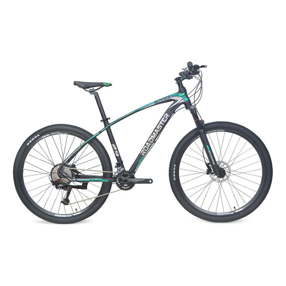 Bicicleta Roadmaster Runner F Hidráulico Suspe Aire 2x11 Vel Color Negro/verde Tamaño Del Marco S