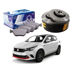 Kit Disco Pastilha Freio Dianteiro Argo Hgt 1.8 2017 A 2019