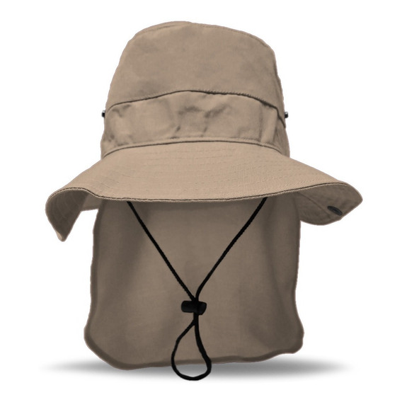Sombrero Legionario Cazador Con Capa Protección Del Sol 21pz