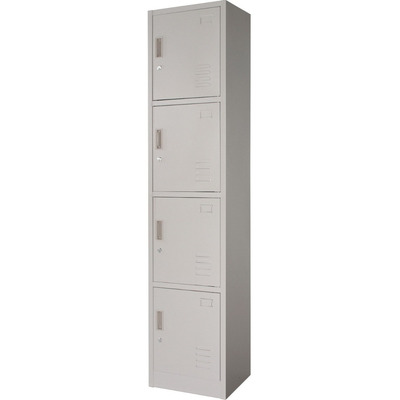 Locker Metalico 1 A 4 Puertas Casilleros Chapa 38.5x34x180cm