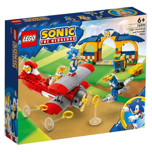 Lego Sonic (76991) Taller Y Avión Tornado De Tails Cantidad de piezas 376