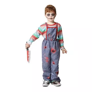 Fantasia Chucky Boneco Assassino Infantil Halloween Festas