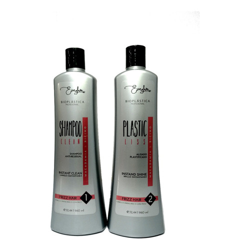 Alisante Plastificado 2pasos 960ml Cabello Frizz Gall