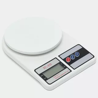 Balança Digital 1g A 10kg Cozinha Dieta Branco 10kg