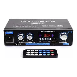 Amplificador Digital De Audio Stereo 2x30wrms Bluethoot 220v