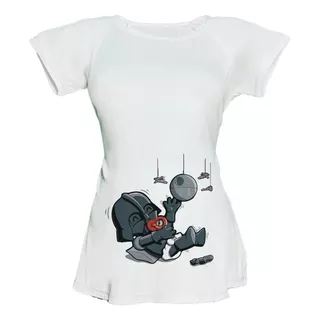 Blusa Para Embarazo Ranglan - Star Wars Bebé Darth Vader