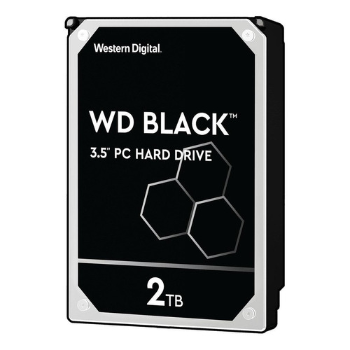 Disco duro interno Western Digital WD Black WD2003FZEX 2TB negro