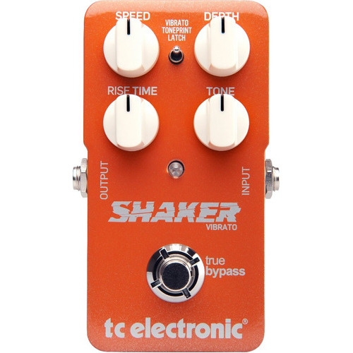 Shaker Vibrato Tc Electronic Pedal De Efectos Para Guitarra Color Naranja