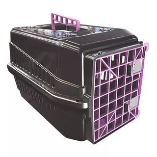 Caixa E Bolsa Transporte Pet Cães E Gatos N4 Grande Cor Rosa