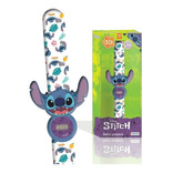 Reloj 3d Pulsera Digital Disney Pelicula Stitch Dmd00116 Color de la malla Blanco