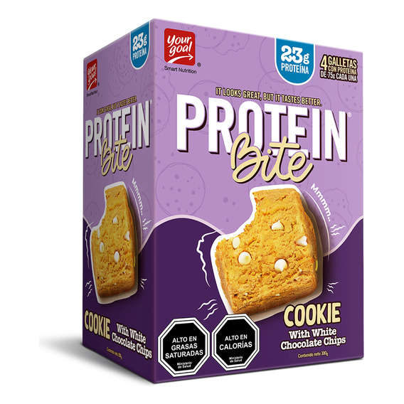 4 Protein Bite Cookie With White Chocolate Chips