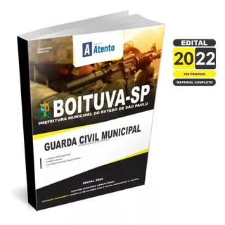 Apostila Prefeitura De Boituva-sp - Guarda Cívil Municipal - Gcm