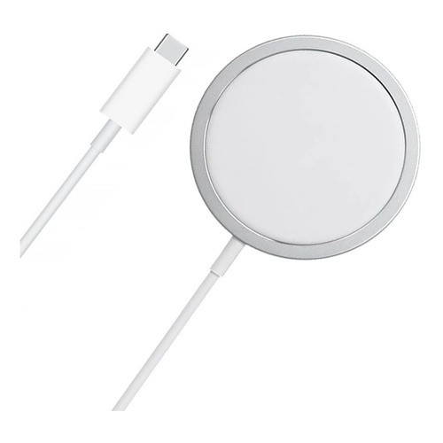 Cargador Inalámbrico - Compatible iPhone - 15w Qi Color Blanco