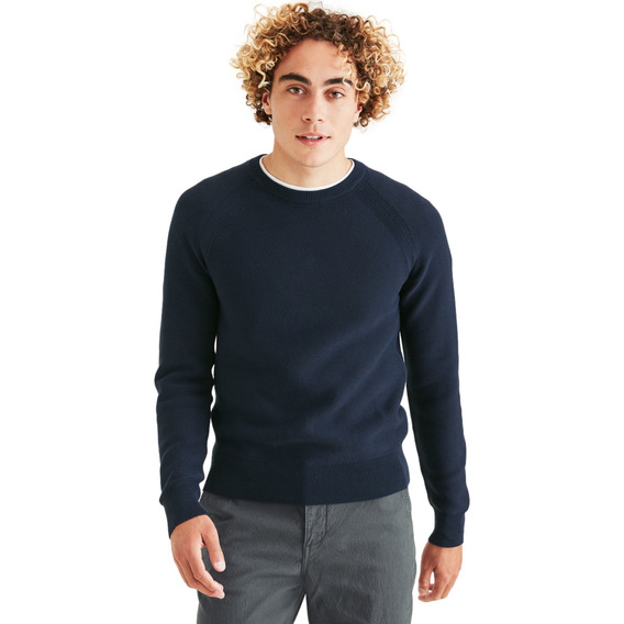 Sweater Hombre Core Crew Regular Fit Azul Dockers