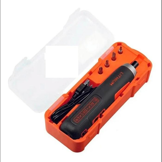 Atornillador Inalámbrico Black + Decker  Bd40k4-la 4v + 4 Ac