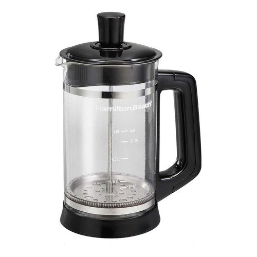 Cafetera Hamilton Beach 40400 manual negra prensa francesa