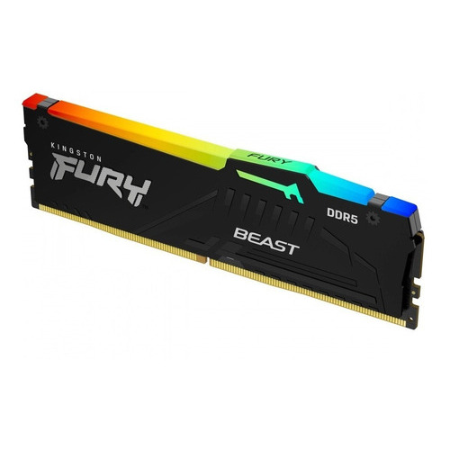 Memoria Ram Kingston Fury Beast Dimm Negro Rgb 32gb Ddr5 /vc