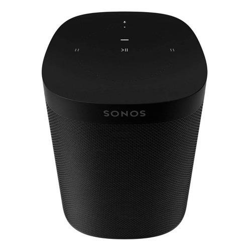 Bocina inteligente Sonos One Gen 2 con asistente virtual Google Assistant y Alexa black 100V/240V