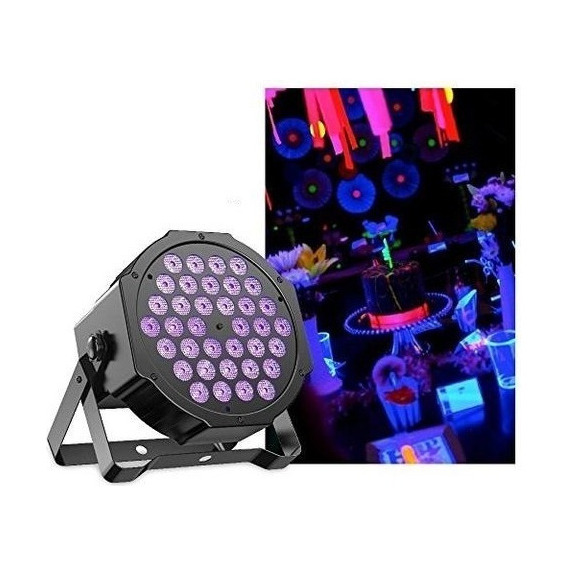 Foco 36 Led Uv Luz Dmx Fiesta Fluor