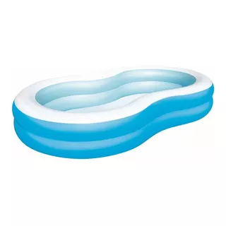 Pileta Inflable Ovalada Bestway 54117 De 66cm X 46cm 544l Azul