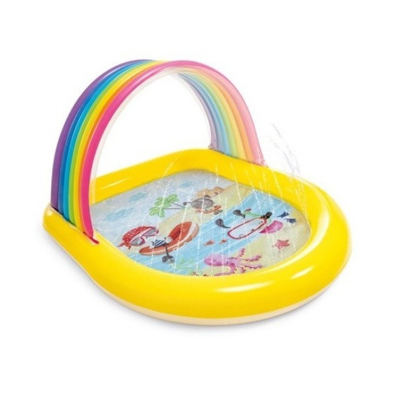 Piscina Intex Inflable Arcoiris Niños