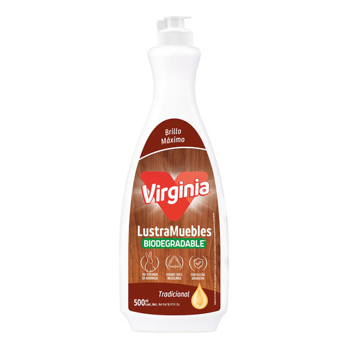 Virginia Lustramuebles Crema Tradicional 500 Ml