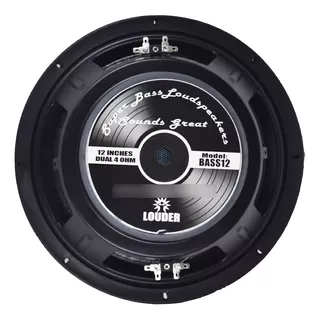 Subwoofer Bocina Woofer 12 Pulgadas Doble Bobina Spl