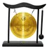 Hooshing Zen Art Brass Feng Shui Desktop Gong With Stand Asi