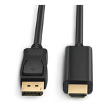 Cabo Adaptador Displayport Para Hdmi 1.8 Metros - Tomate