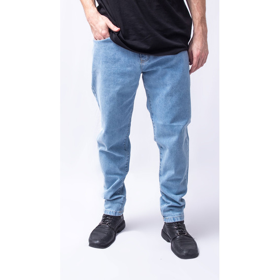 Pantalón Jean Hombre Mom Cargo