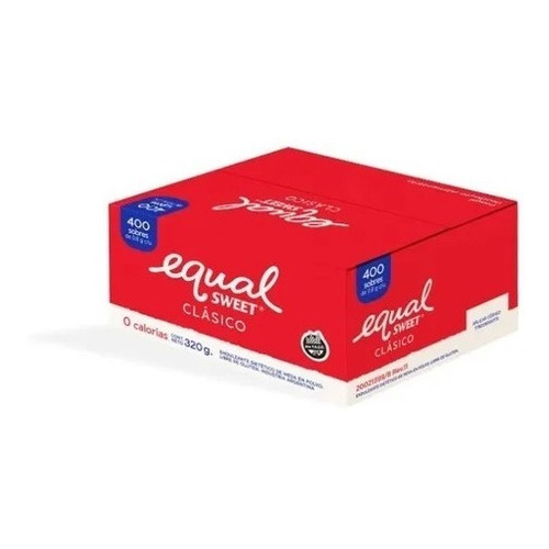 Edulcorante Equal Sweet Clasico Caja X 400 Sobres 320grs