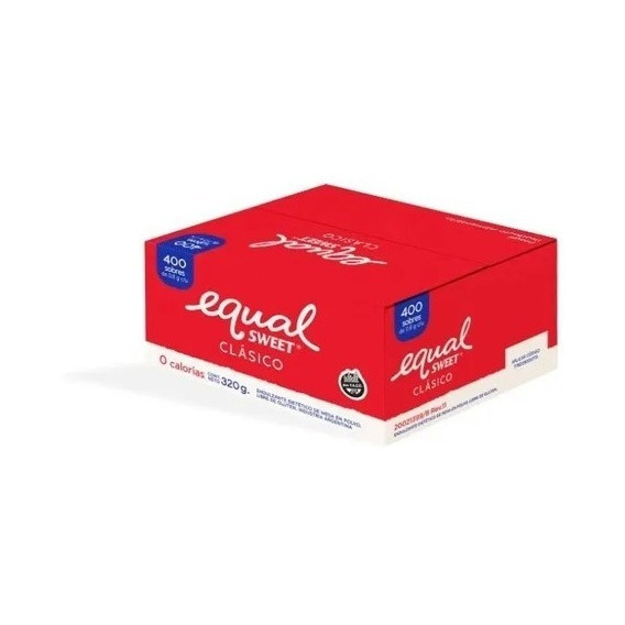 Edulcorante Equal Sweet Clasico Caja X 400 Sobres 320grs