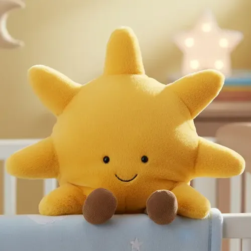 BESPORTBLE 1 cojín de peluche creativo con forma de sol para modelar el sol BESPORTBLE 1 cojín de peluche creativo con forma de sol para modelar el sol