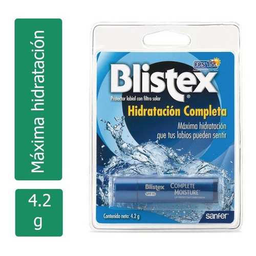Protector Labial Blistex Fps 15 Máxima Hidratacion 4.25 Gr