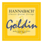 Encordado De Guitarra Criolla Hannabach Goldin 725mht Carbón