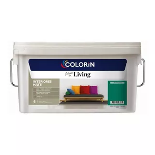 Colorin Living Pintura Latex Interior Colores X 4 Litros